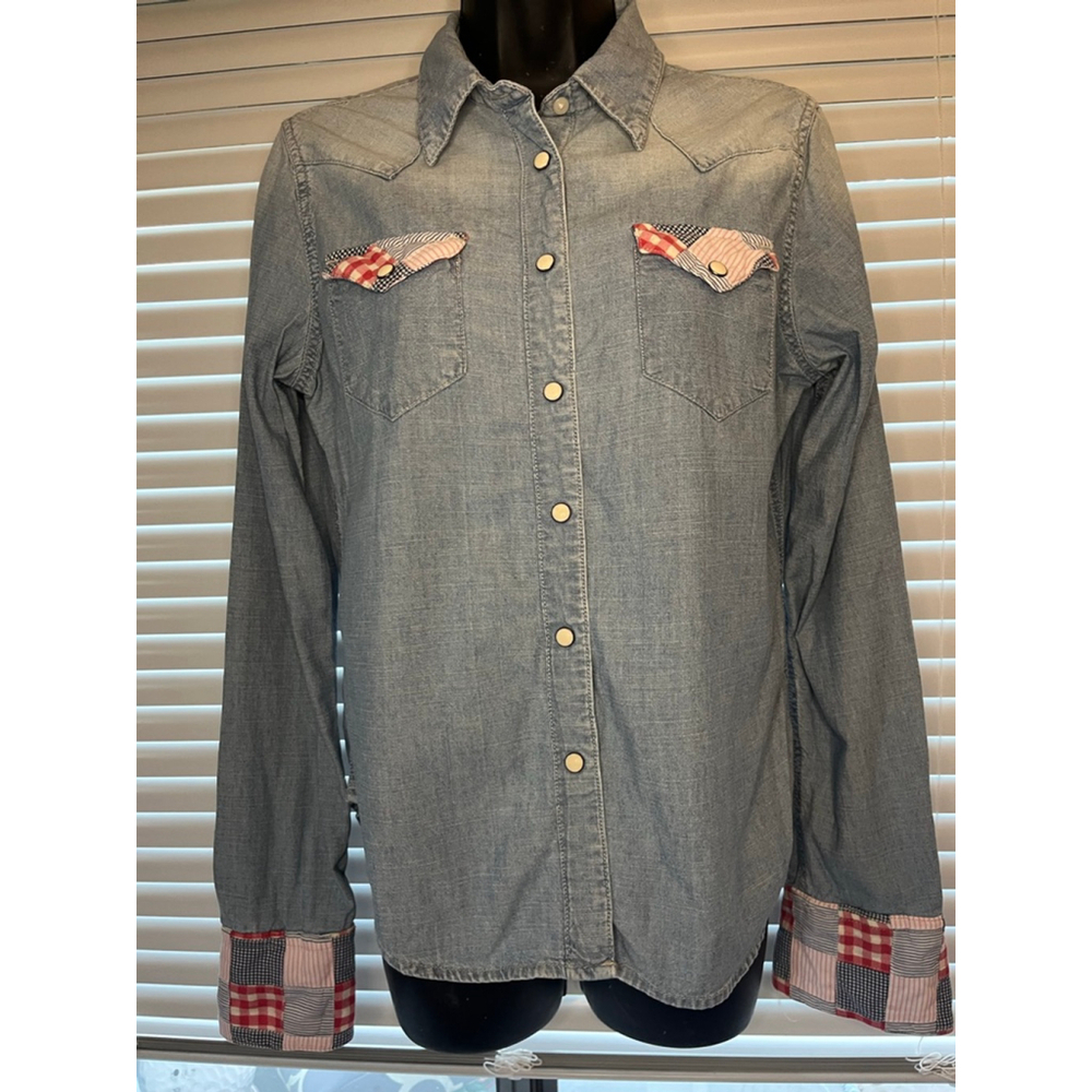 Denim and Supply Ralph Lauren Blue Button Down Shirt - Picture 11 of 11